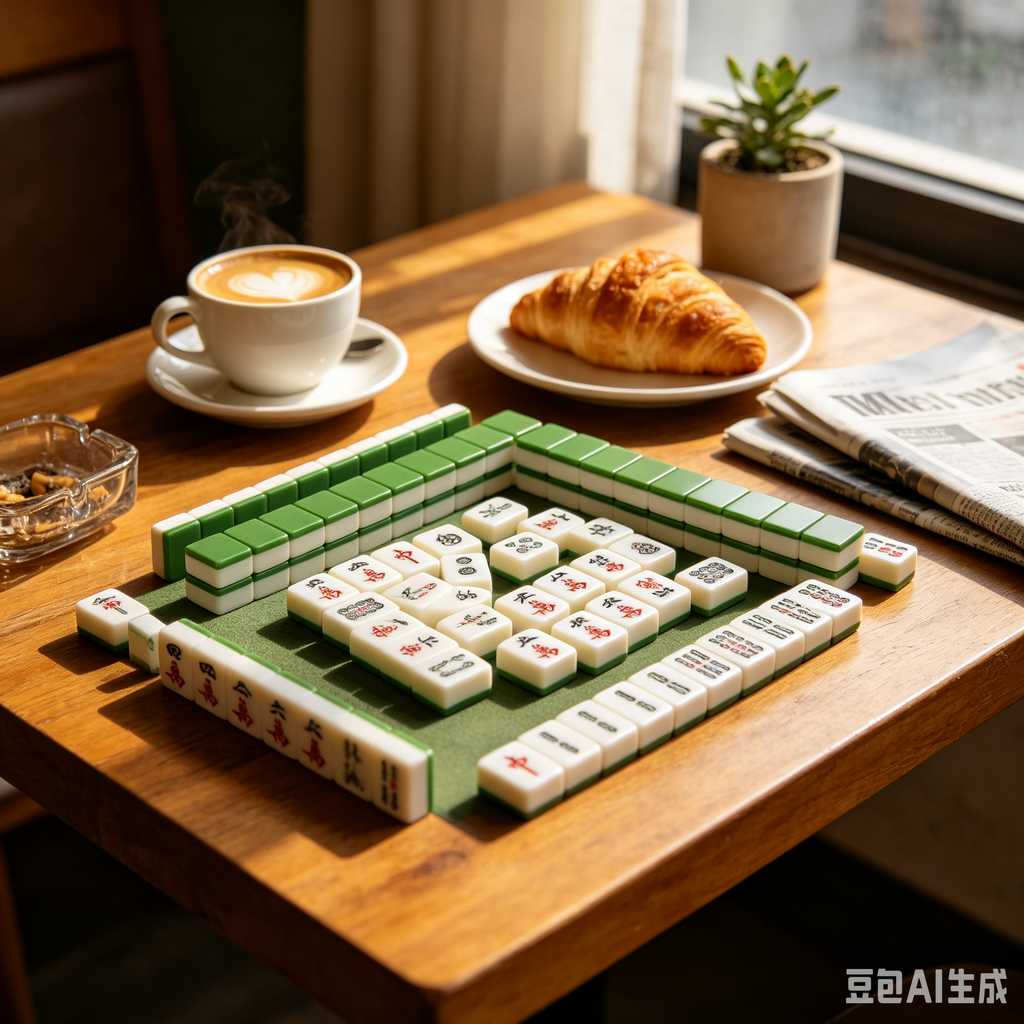 decorative mahjong tiles set