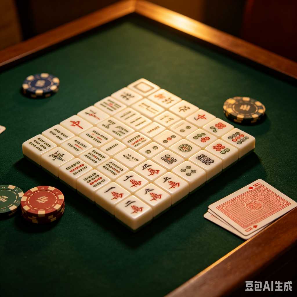 stable print mahjong set