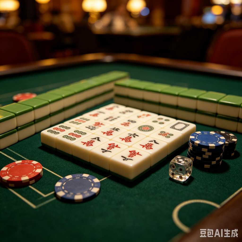 pink crystal mahjong set