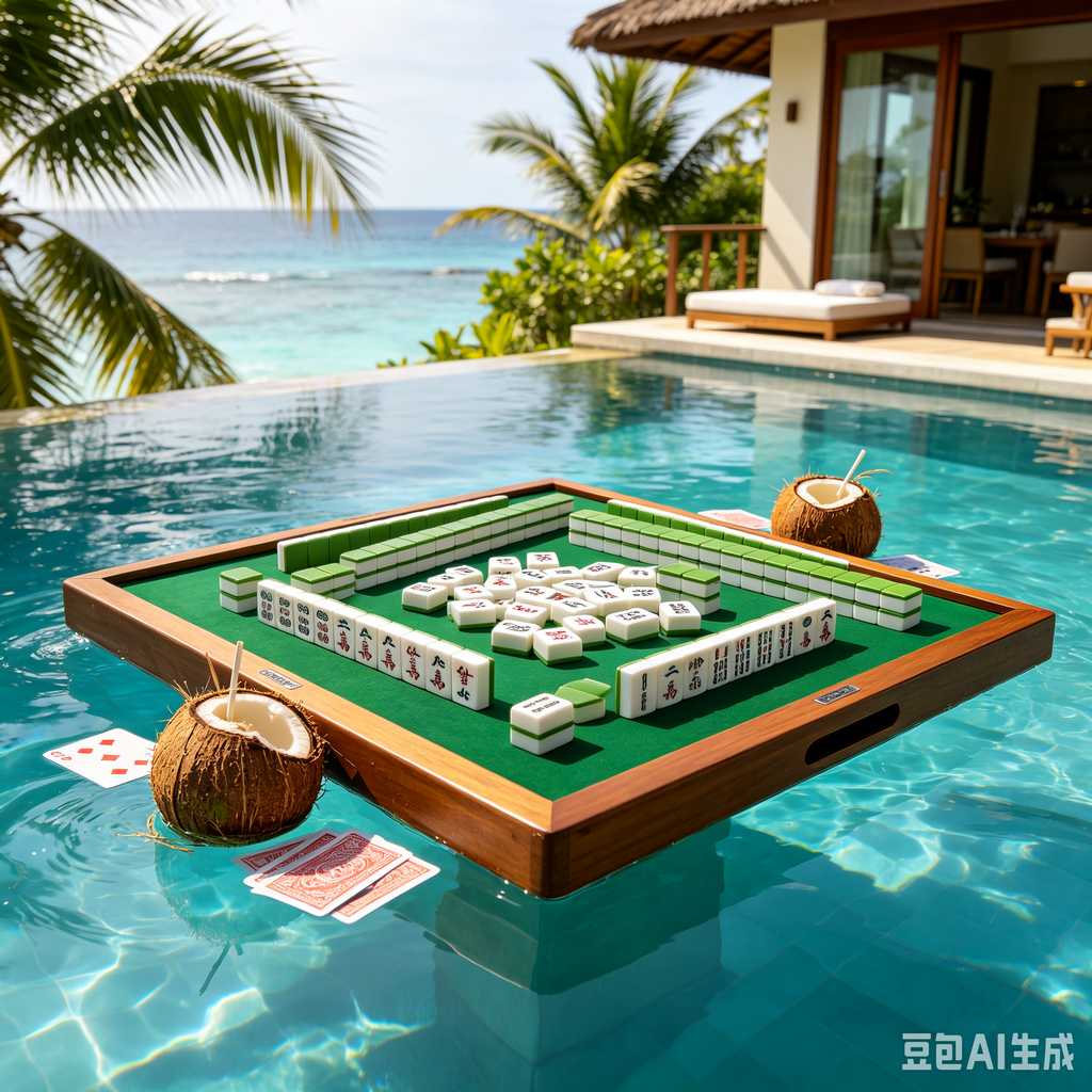 stylish text mahjong set